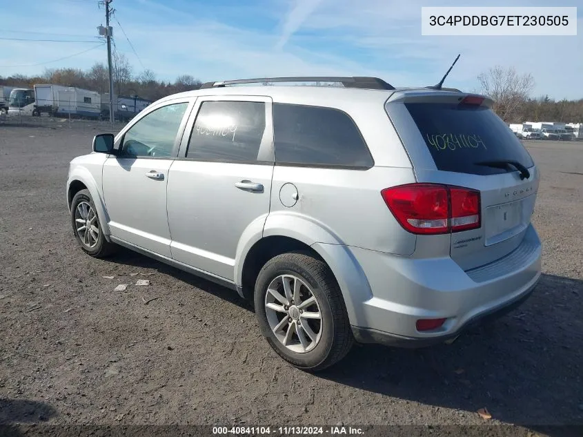 2014 Dodge Journey Sxt VIN: 3C4PDDBG7ET230505 Lot: 40841104