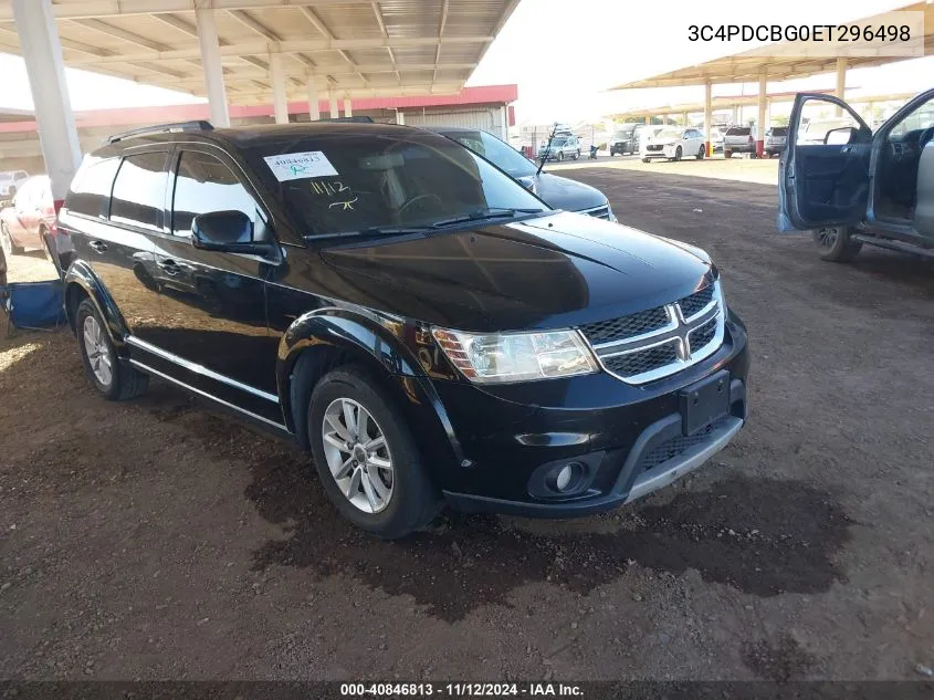 3C4PDCBG0ET296498 2014 Dodge Journey Sxt