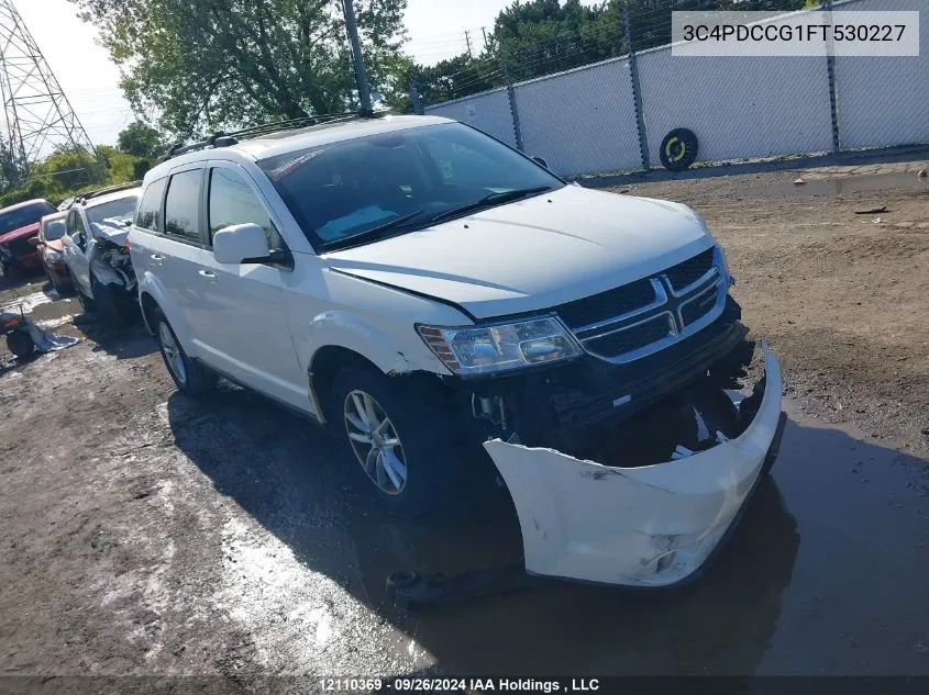 2015 Dodge Journey Sxt/Limited VIN: 3C4PDCCG1FT530227 Lot: 12110369