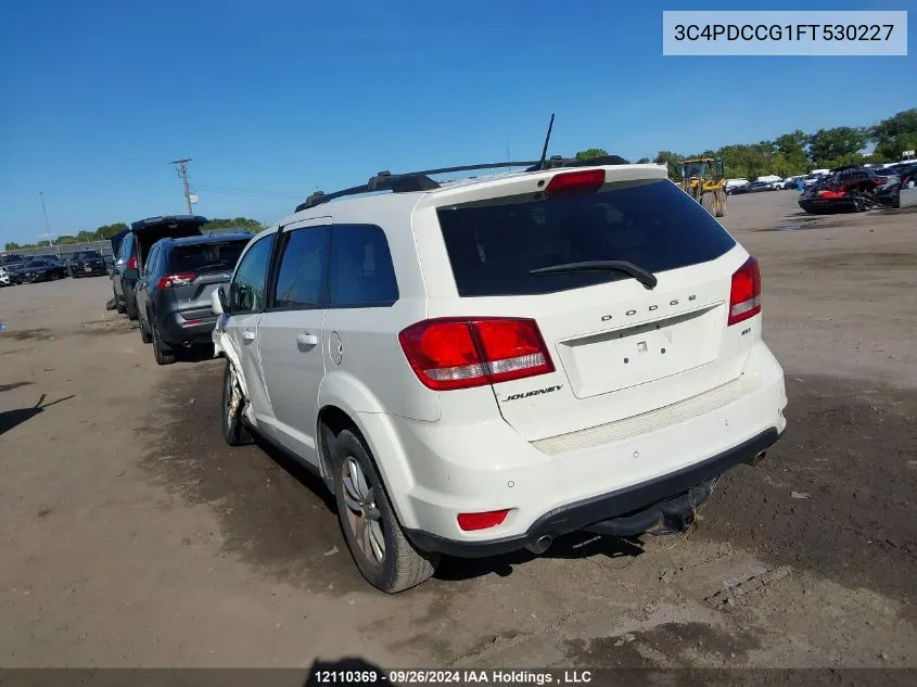 2015 Dodge Journey Sxt/Limited VIN: 3C4PDCCG1FT530227 Lot: 12110369