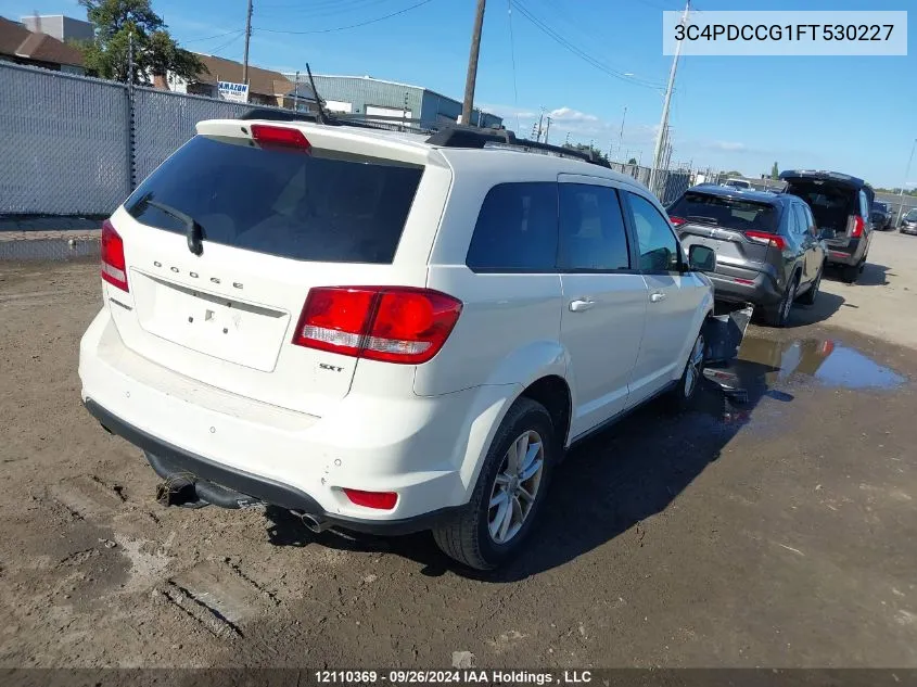 2015 Dodge Journey Sxt/Limited VIN: 3C4PDCCG1FT530227 Lot: 12110369