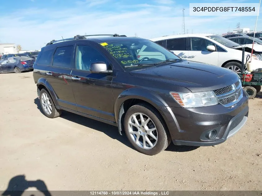 3C4PDDFG8FT748554 2015 Dodge Journey R/T