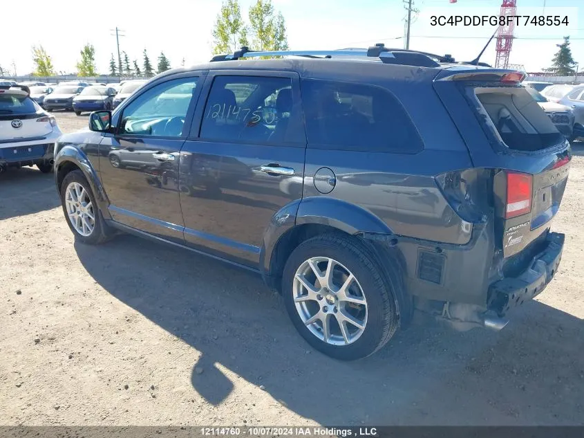 3C4PDDFG8FT748554 2015 Dodge Journey R/T