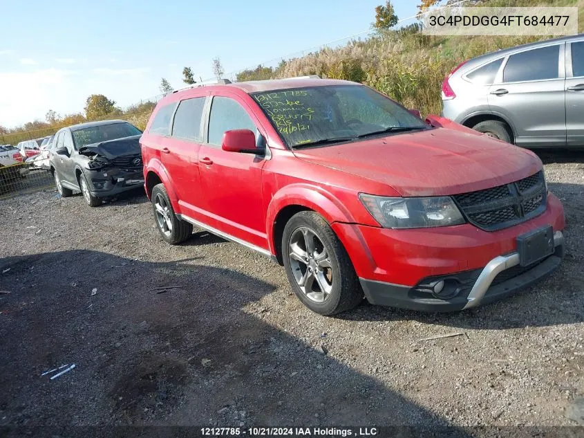 2015 Dodge Journey VIN: 3C4PDDGG4FT684477 Lot: 12127785