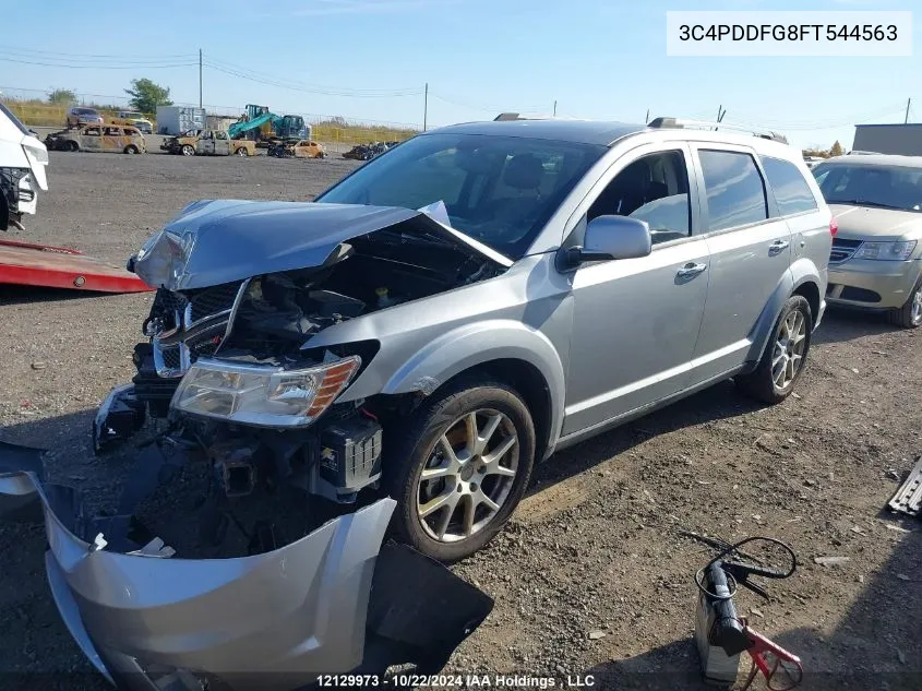 2015 Dodge Journey R/T VIN: 3C4PDDFG8FT544563 Lot: 12129973