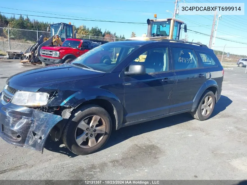 2015 Dodge Journey Se VIN: 3C4PDCABXFT699914 Lot: 12131357