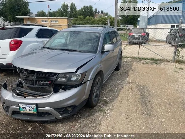 3C4PDDGGXFT618600 2015 Dodge Journey Crossroad