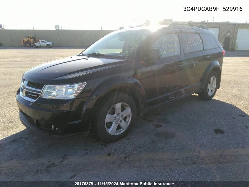 2015 Dodge Journey Se VIN: 3C4PDCAB9FT529916 Lot: 20176379