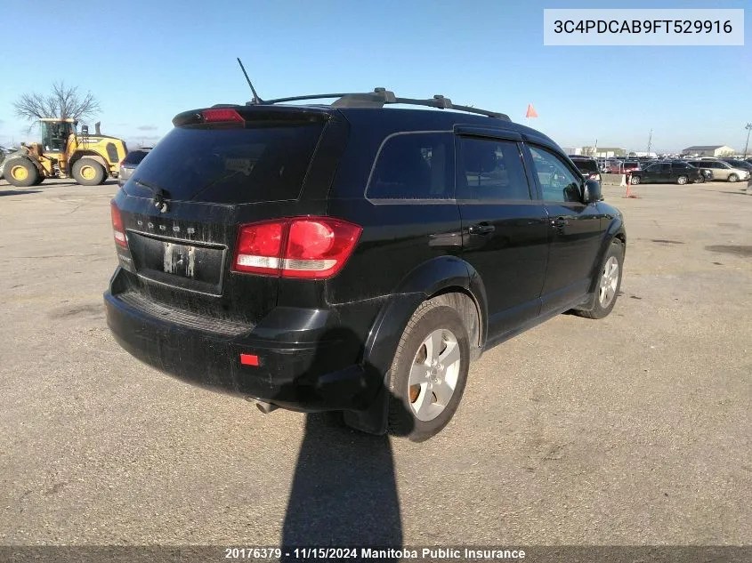 2015 Dodge Journey Se VIN: 3C4PDCAB9FT529916 Lot: 20176379