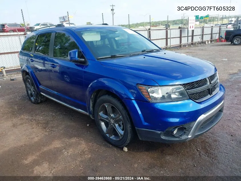 2015 Dodge Journey Crossroad VIN: 3C4PDCGG7FT605328 Lot: 39463988