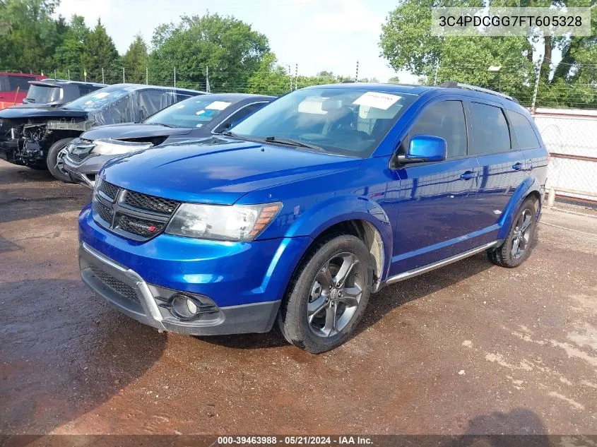 3C4PDCGG7FT605328 2015 Dodge Journey Crossroad