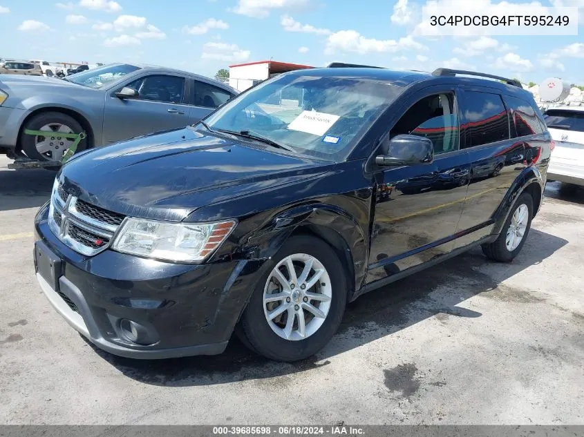 2015 Dodge Journey Sxt VIN: 3C4PDCBG4FT595249 Lot: 39685698