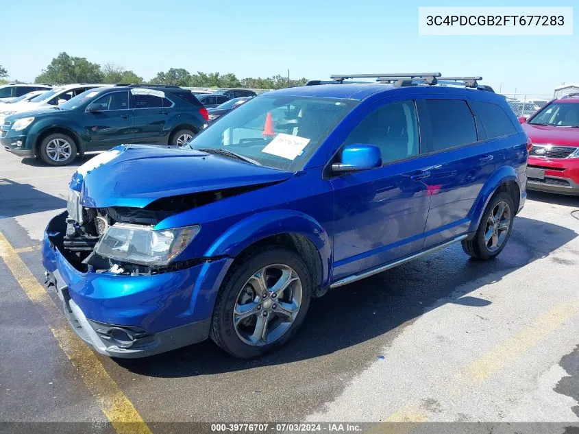 2015 Dodge Journey Crossroad VIN: 3C4PDCGB2FT677283 Lot: 39776707