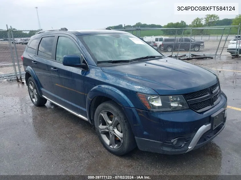 2015 Dodge Journey Crossroad VIN: 3C4PDCGBXFT584124 Lot: 39777123