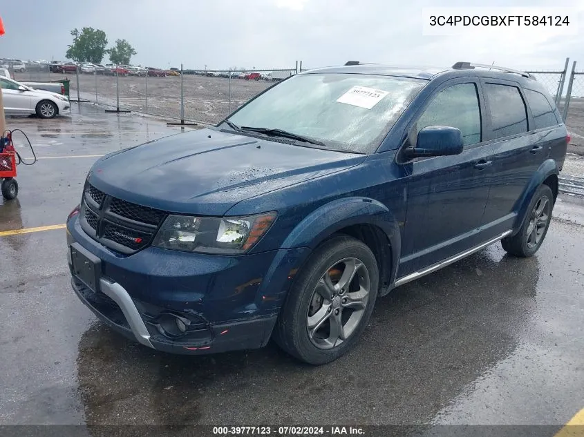 2015 Dodge Journey Crossroad VIN: 3C4PDCGBXFT584124 Lot: 39777123