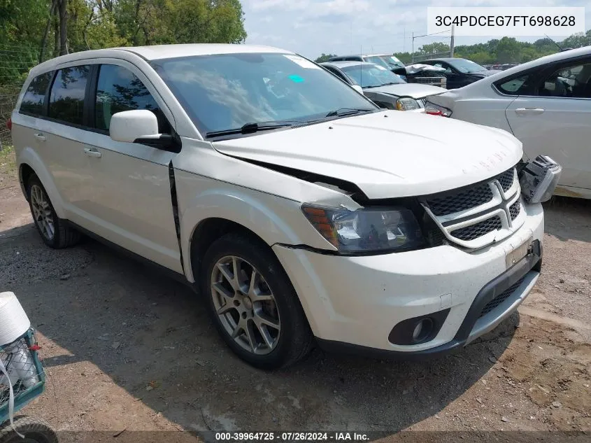 2015 Dodge Journey R/T VIN: 3C4PDCEG7FT698628 Lot: 39964725