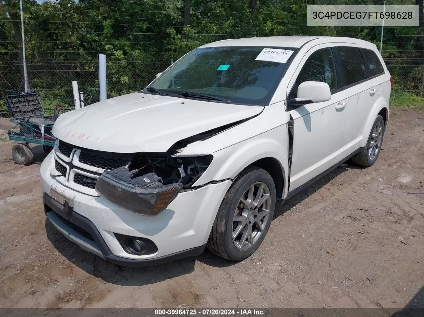 2015 Dodge Journey R/T VIN: 3C4PDCEG7FT698628 Lot: 39964725