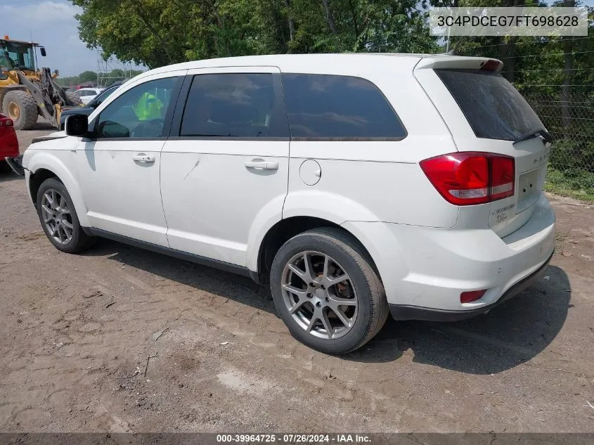 2015 Dodge Journey R/T VIN: 3C4PDCEG7FT698628 Lot: 39964725