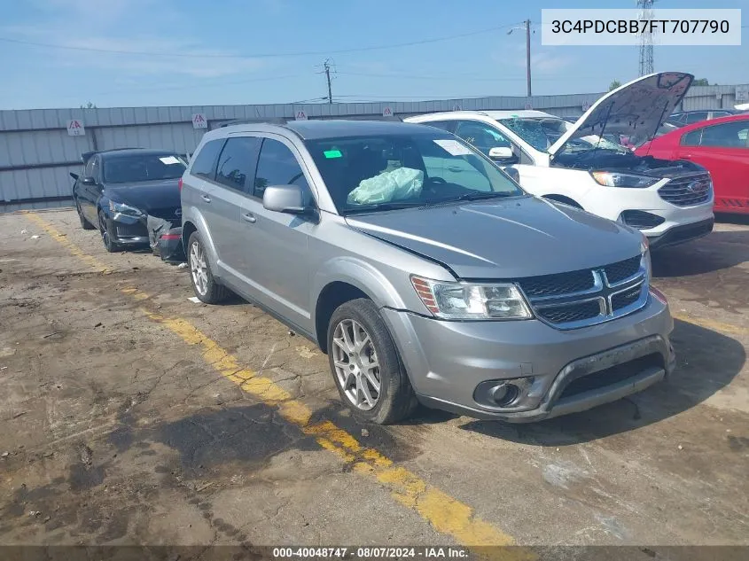 2015 Dodge Journey Sxt VIN: 3C4PDCBB7FT707790 Lot: 40048747