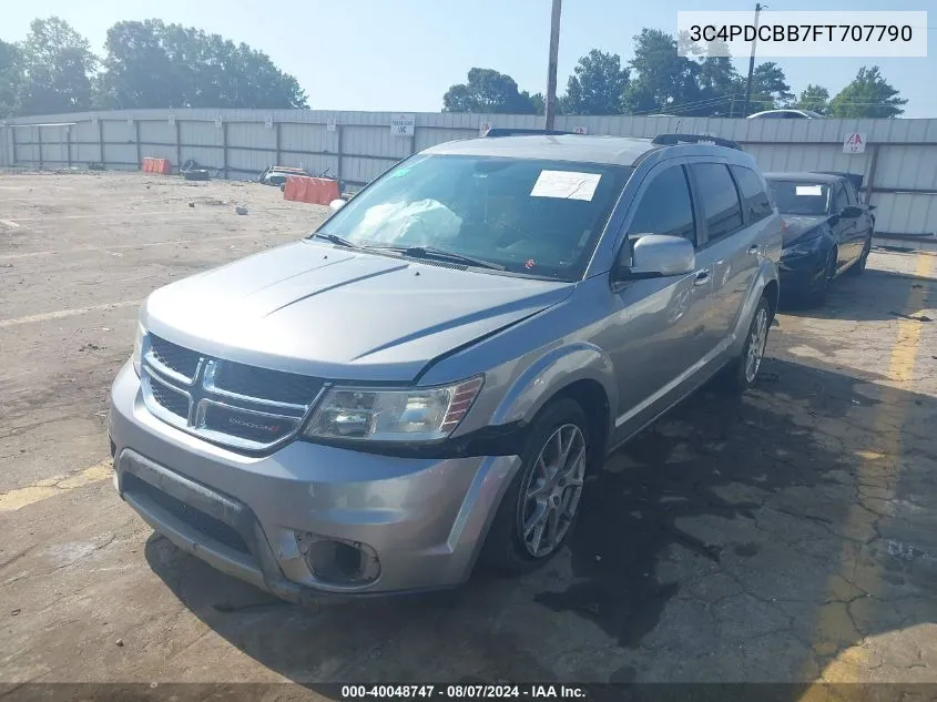 2015 Dodge Journey Sxt VIN: 3C4PDCBB7FT707790 Lot: 40048747