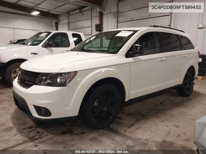 2015 Dodge Journey Sxt VIN: 3C4PDDBG9FT589453 Lot: 40142727