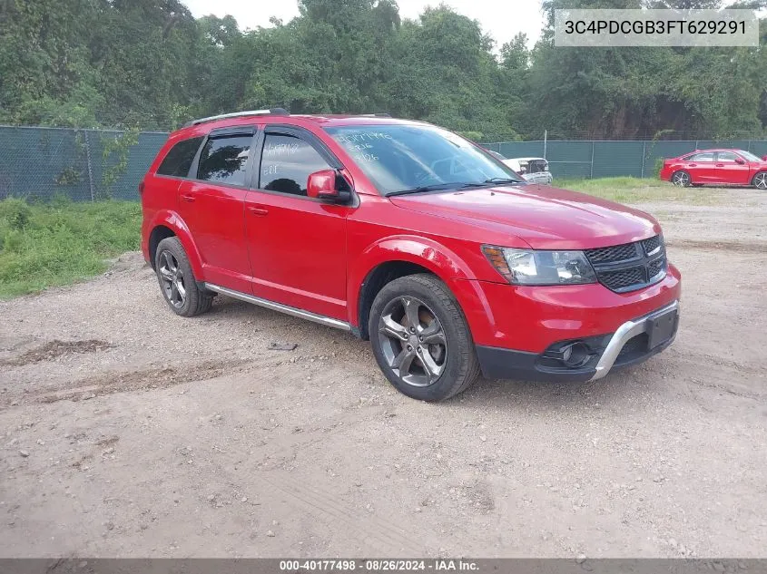 2015 Dodge Journey Crossroad VIN: 3C4PDCGB3FT629291 Lot: 40177498