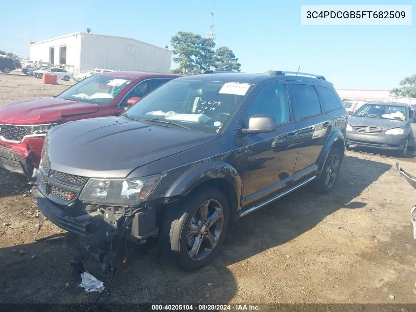 2015 Dodge Journey Crossroad VIN: 3C4PDCGB5FT682509 Lot: 40205104