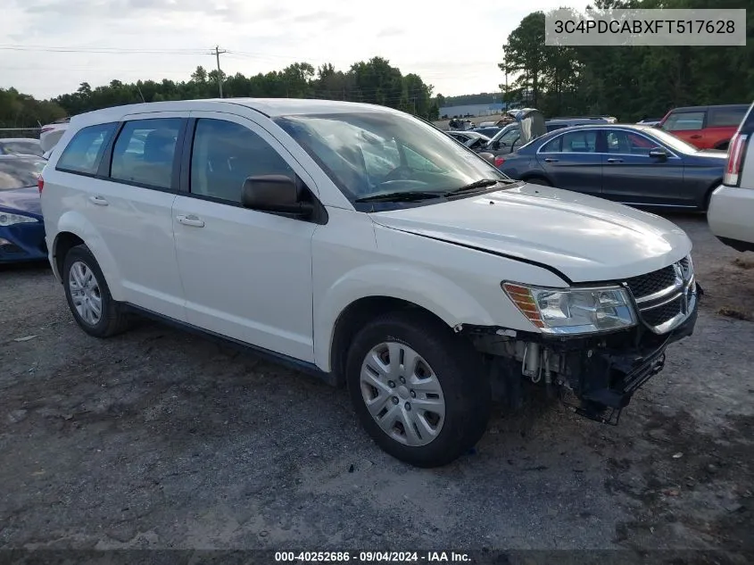 2015 Dodge Journey American Value Pkg VIN: 3C4PDCABXFT517628 Lot: 40252686