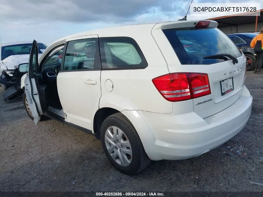 2015 Dodge Journey American Value Pkg VIN: 3C4PDCABXFT517628 Lot: 40252686