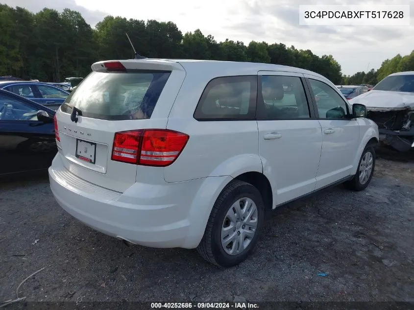 2015 Dodge Journey American Value Pkg VIN: 3C4PDCABXFT517628 Lot: 40252686