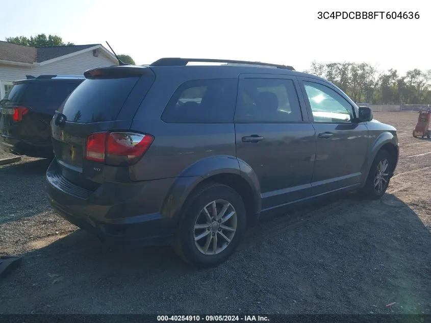 3C4PDCBB8FT604636 2015 Dodge Journey Sxt