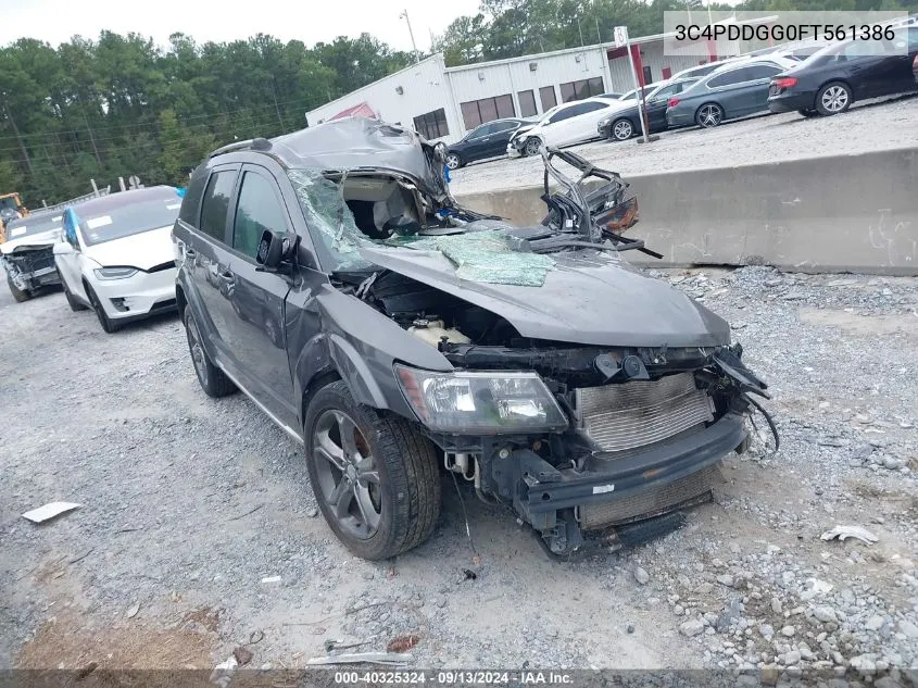 2015 Dodge Journey Crossroad VIN: 3C4PDDGG0FT561386 Lot: 40325324