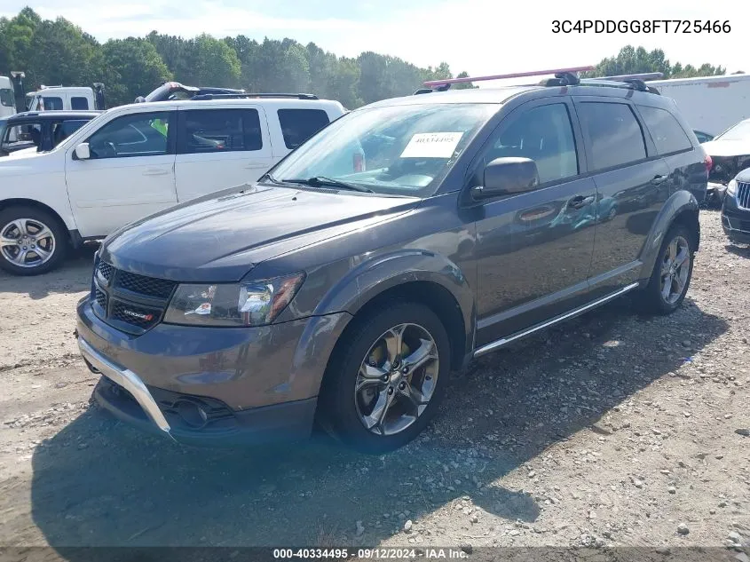 2015 Dodge Journey Crossroad VIN: 3C4PDDGG8FT725466 Lot: 40334495