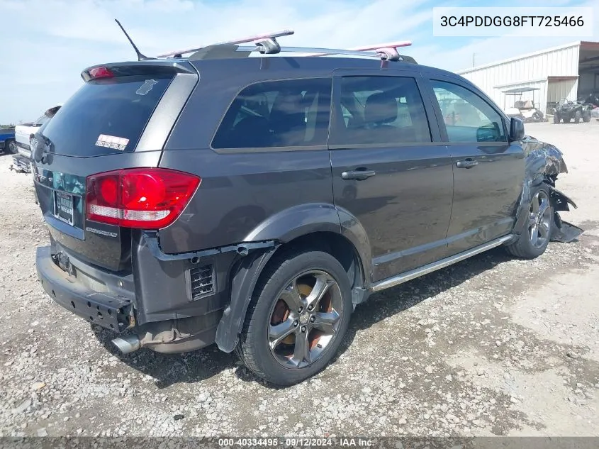 2015 Dodge Journey Crossroad VIN: 3C4PDDGG8FT725466 Lot: 40334495