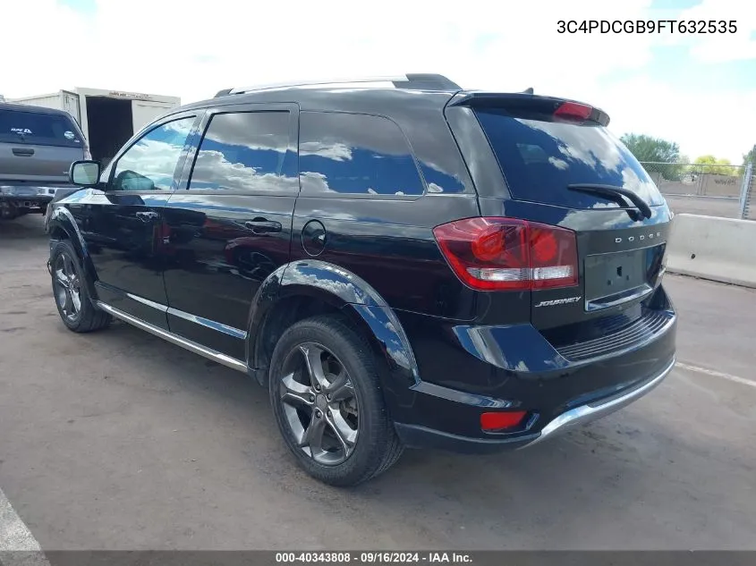 2015 Dodge Journey Crossroad VIN: 3C4PDCGB9FT632535 Lot: 40343808