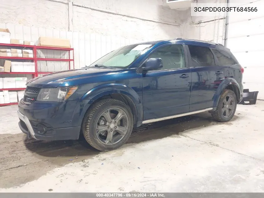 2015 Dodge Journey Crossroad VIN: 3C4PDDGG3FT684566 Lot: 40347796