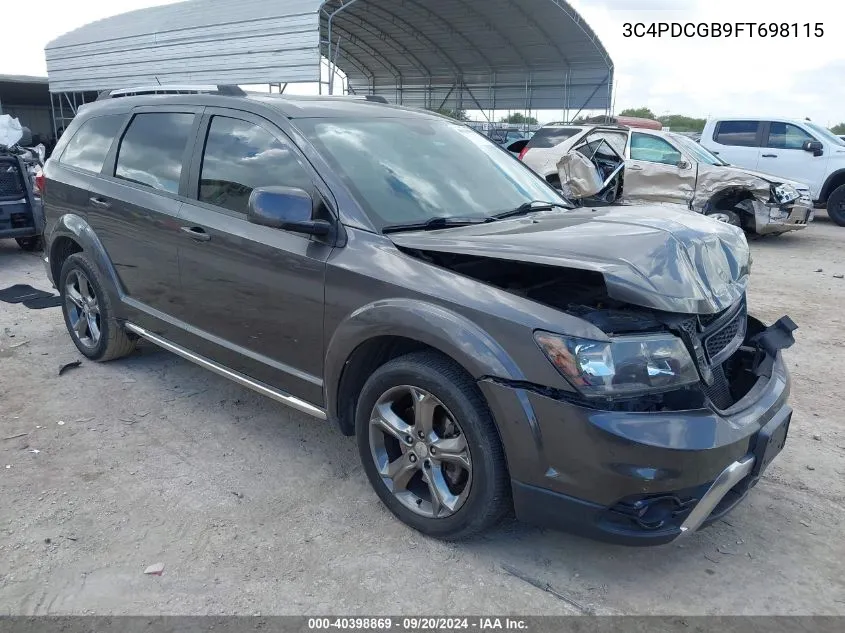 2015 Dodge Journey Crossroad VIN: 3C4PDCGB9FT698115 Lot: 40398869