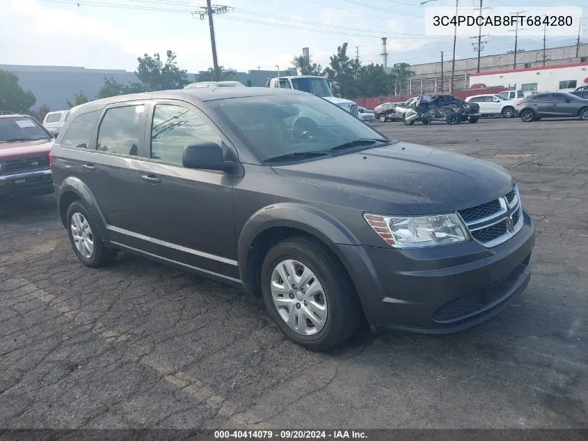 2015 Dodge Journey American Value Pkg VIN: 3C4PDCAB8FT684280 Lot: 40414079