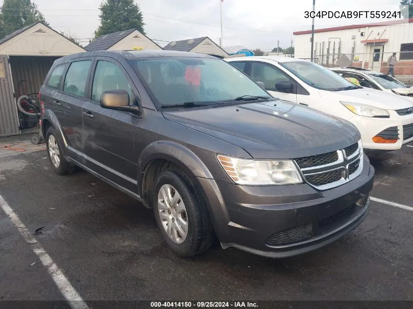 2015 Dodge Journey American Value Pkg VIN: 3C4PDCAB9FT559241 Lot: 40414150