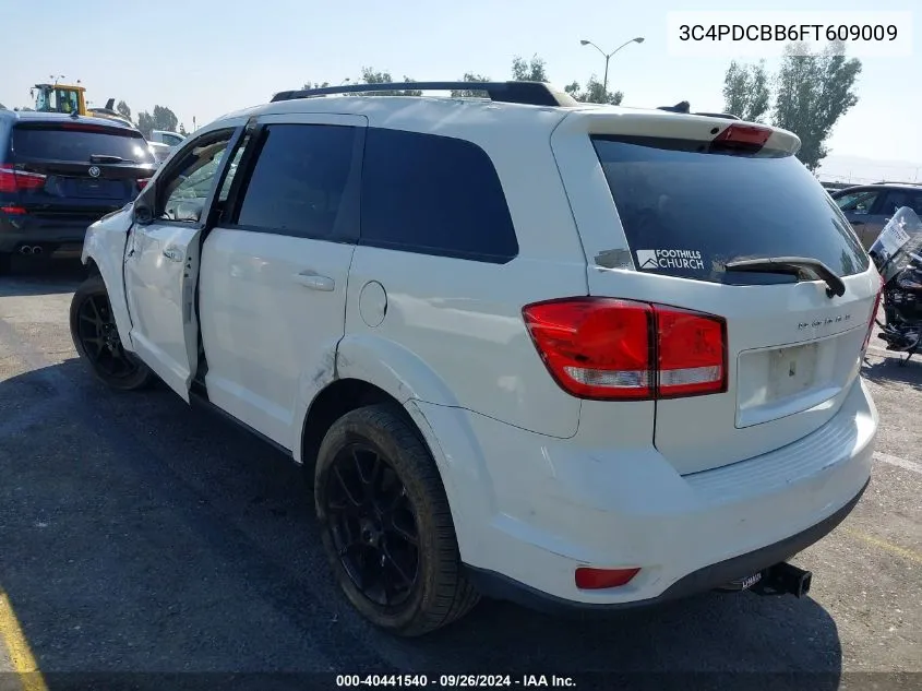 2015 Dodge Journey Sxt VIN: 3C4PDCBB6FT609009 Lot: 40441540