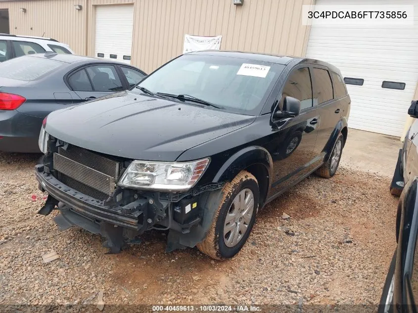 2015 Dodge Journey American Value Pkg VIN: 3C4PDCAB6FT735856 Lot: 40459613