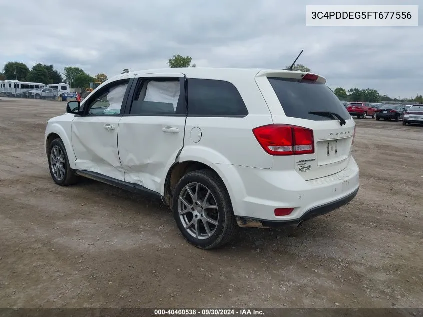 2015 Dodge Journey R/T VIN: 3C4PDDEG5FT677556 Lot: 40460538