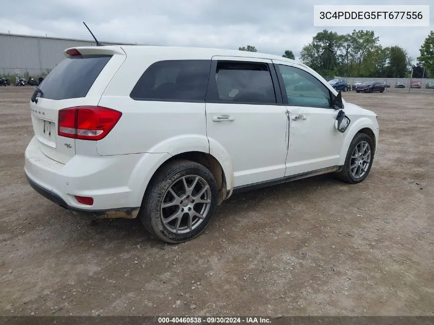 2015 Dodge Journey R/T VIN: 3C4PDDEG5FT677556 Lot: 40460538