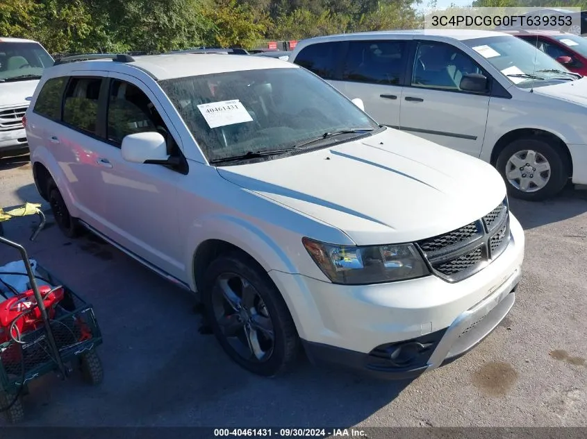 2015 Dodge Journey Crossroad VIN: 3C4PDCGG0FT639353 Lot: 40461431