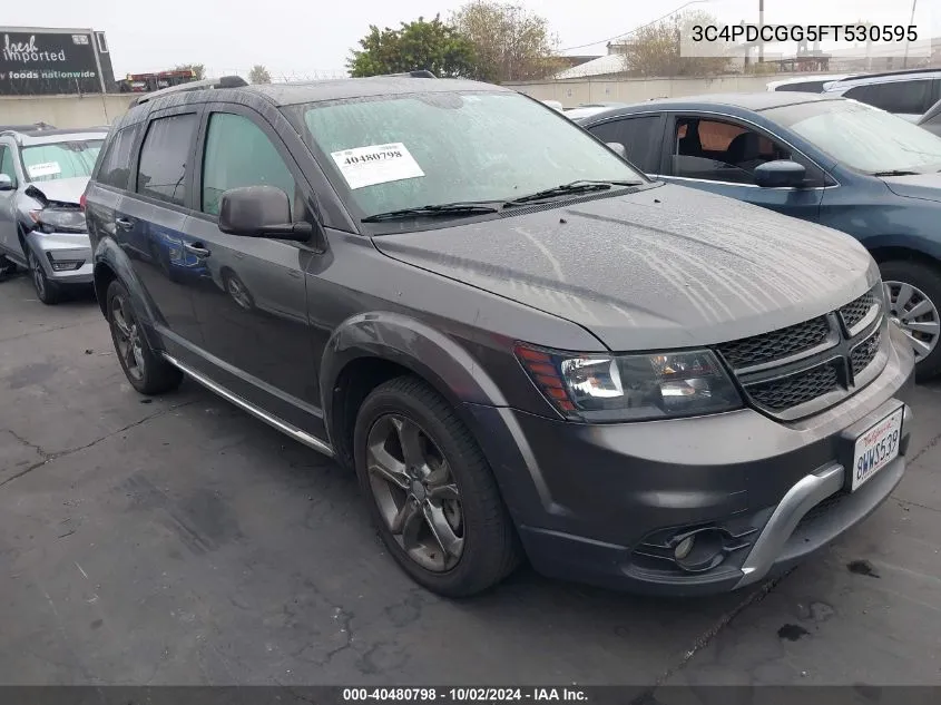 2015 Dodge Journey Crossroad VIN: 3C4PDCGG5FT530595 Lot: 40480798