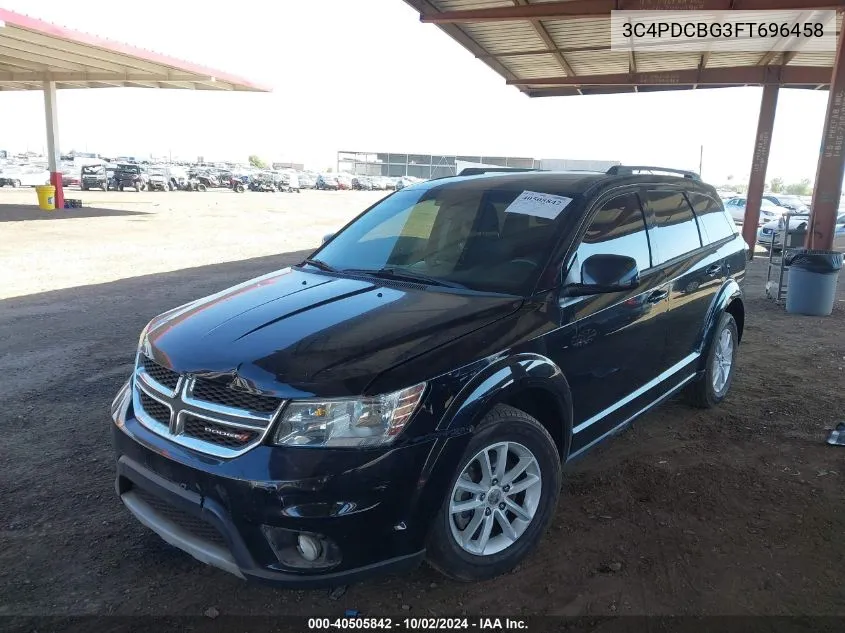 2015 Dodge Journey Sxt VIN: 3C4PDCBG3FT696458 Lot: 40505842