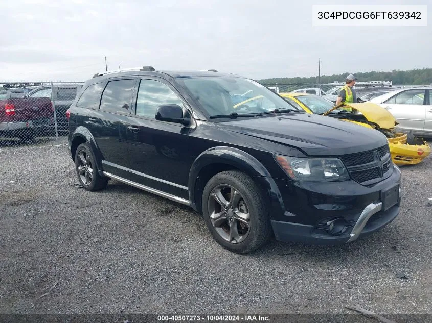 2015 Dodge Journey Crossroad VIN: 3C4PDCGG6FT639342 Lot: 40507273