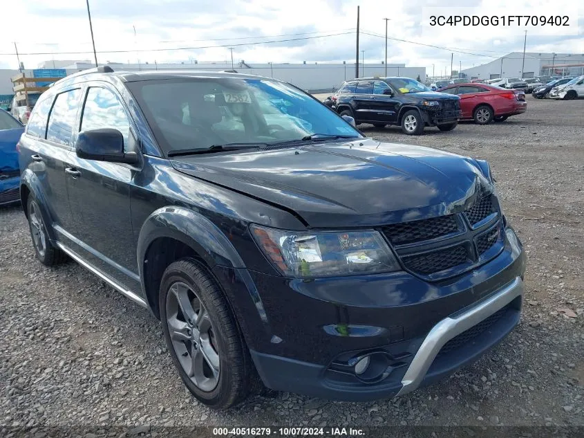 2015 Dodge Journey Crossroad VIN: 3C4PDDGG1FT709402 Lot: 40516279