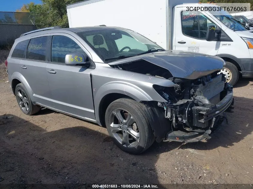 2015 Dodge Journey Crossroad VIN: 3C4PDDGG3FT676063 Lot: 40531683