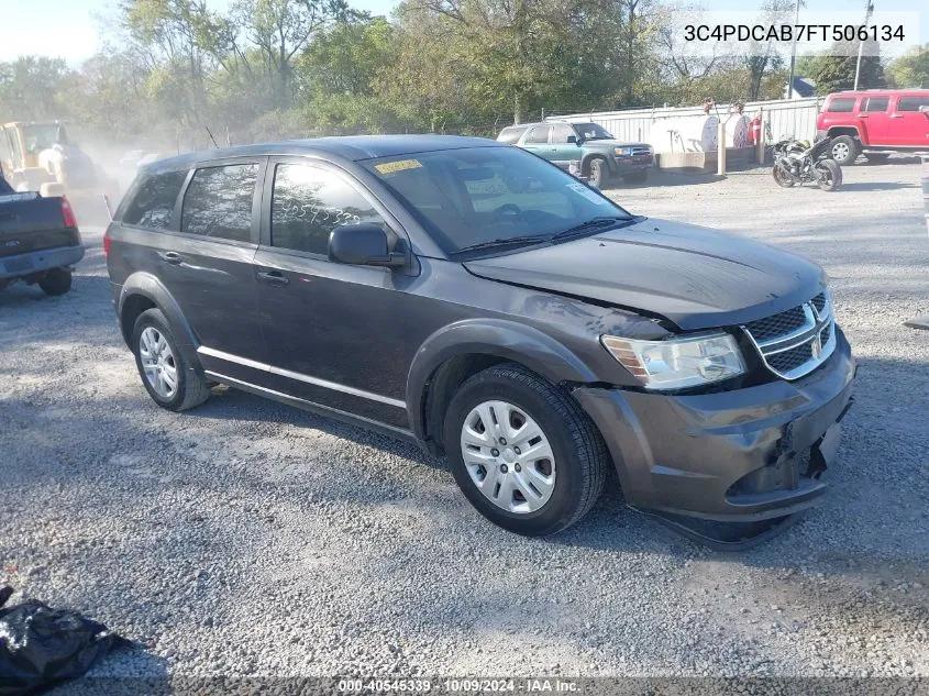 2015 Dodge Journey American Value Pkg VIN: 3C4PDCAB7FT506134 Lot: 40545339